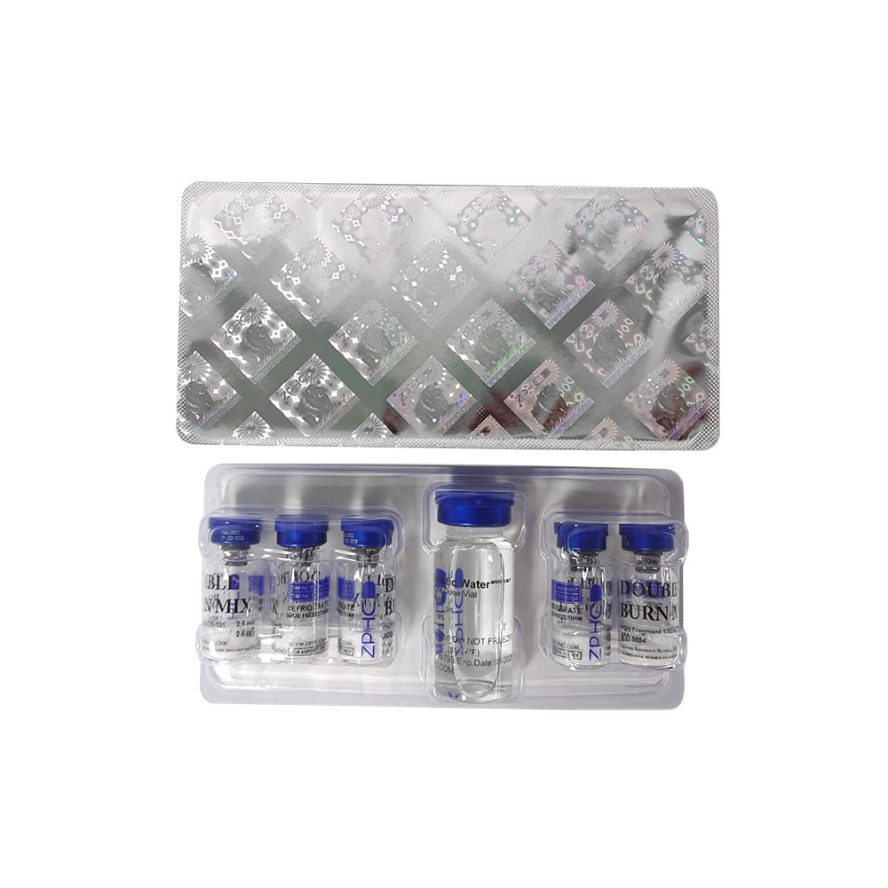 Double Burn Mix ZPHC — 25 mg total (5 vials × 5 mg)