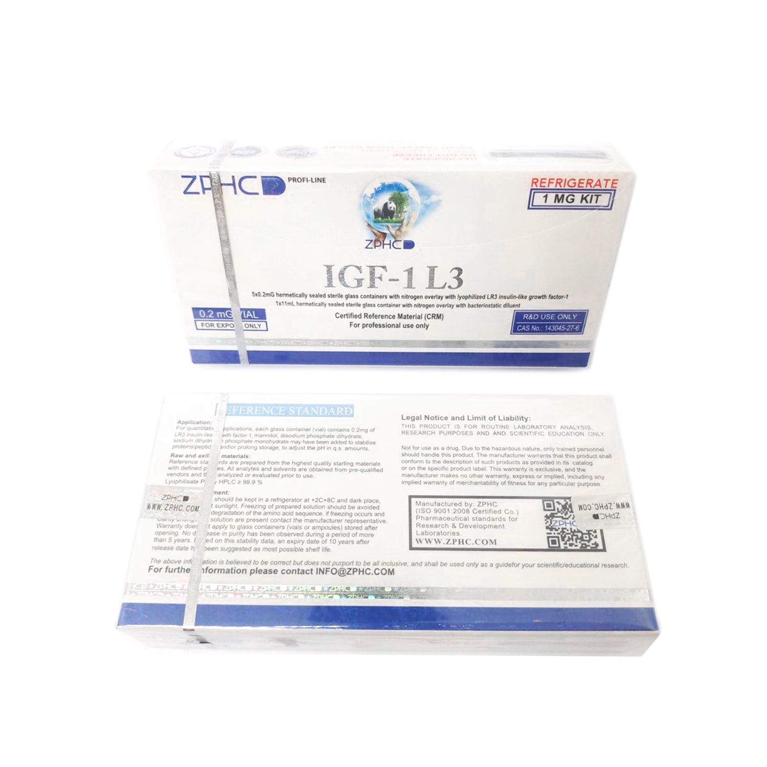 IGF-1 LR3 ZPHC — 1 mg (5 vials × 0.2 mg)