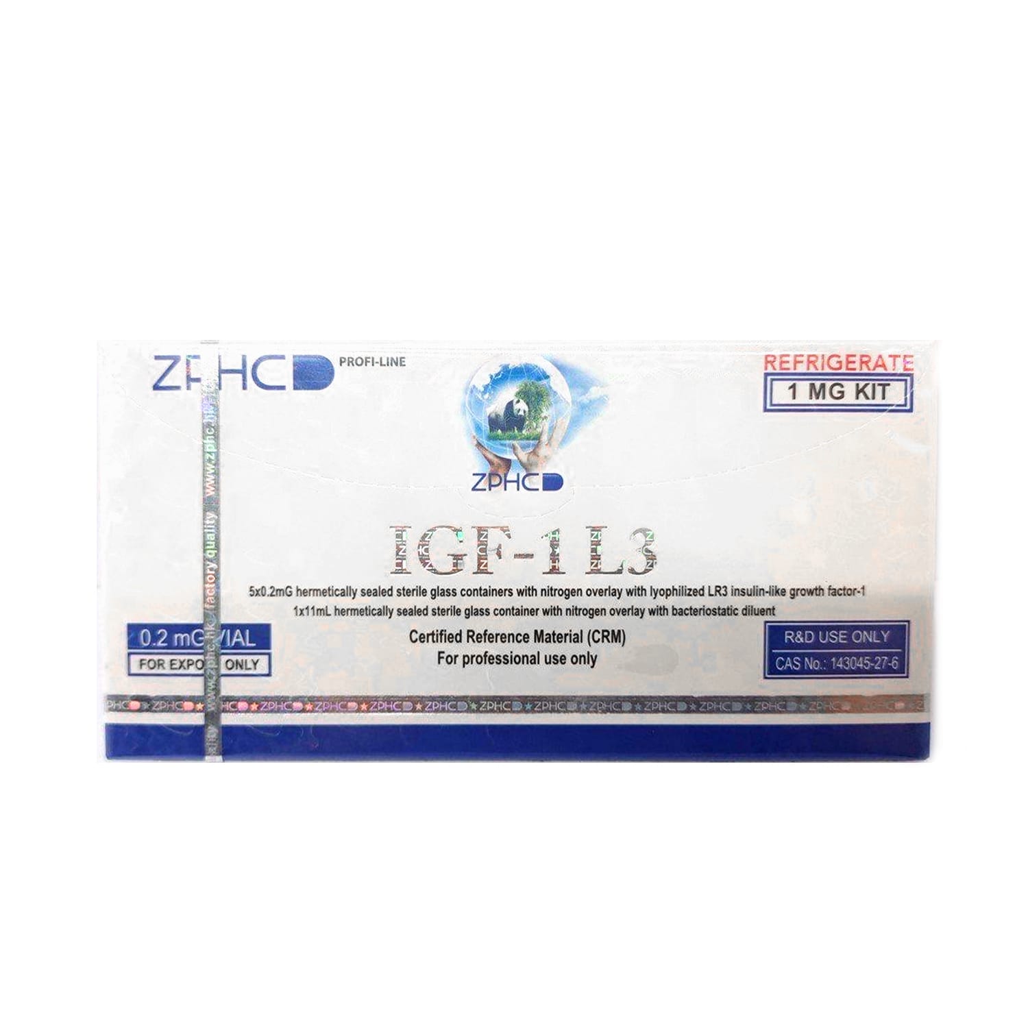 IGF-1 LR3 ZPHC — 1 mg (5 vials × 0.2 mg)