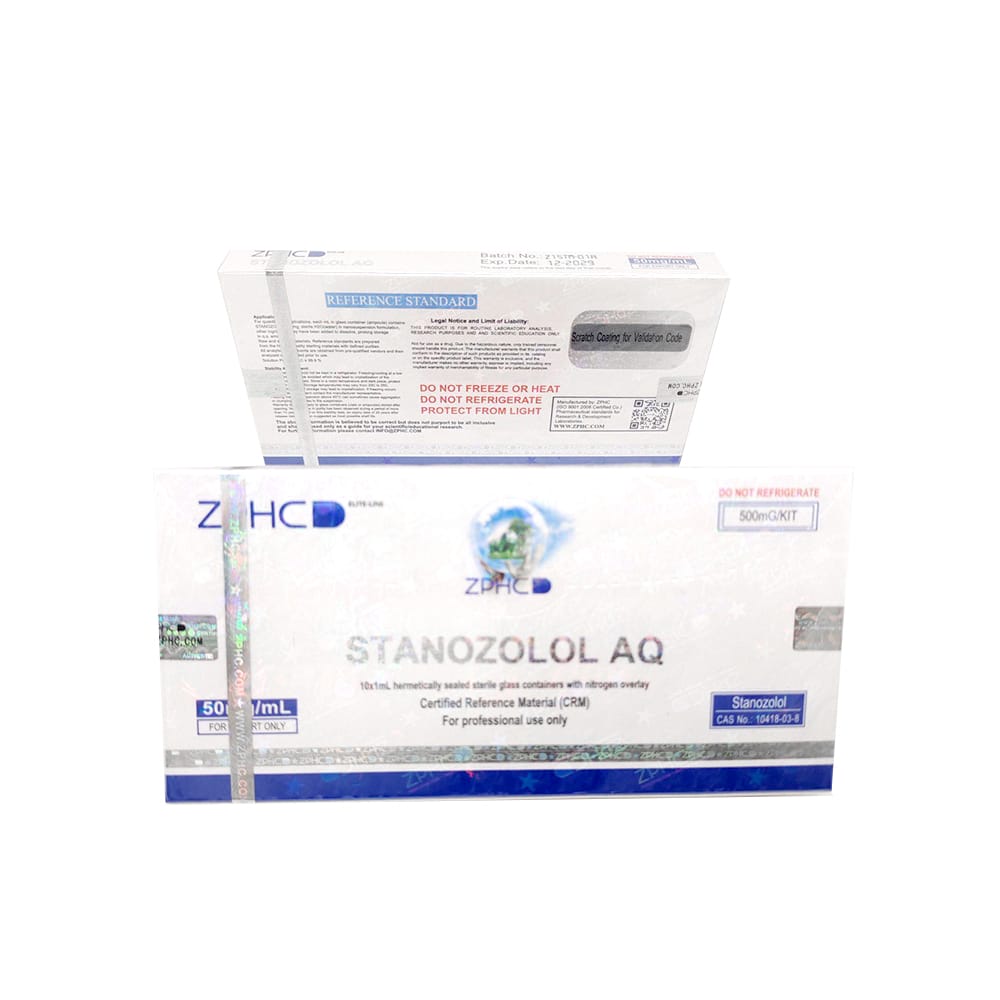 Stanozolol AQ ZPHC — 50 mg/ml (10 ampoules × 2 ml)