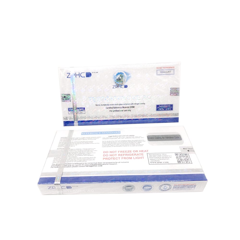 Testosterone AQ ZPHC — 100 mg/ml (10 amps × 1 ml)
