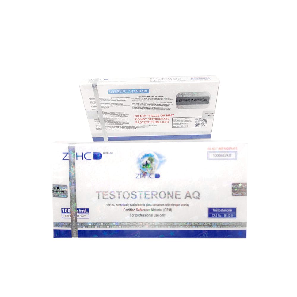 Testosterone AQ ZPHC — 100 mg/ml (10 amps × 1 ml)