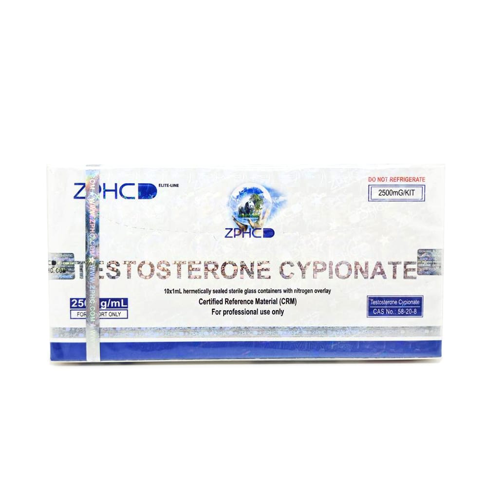 Testosterone Cypionate ZPHC — 250 mg/ml (10 ampoules × 1 ml)
