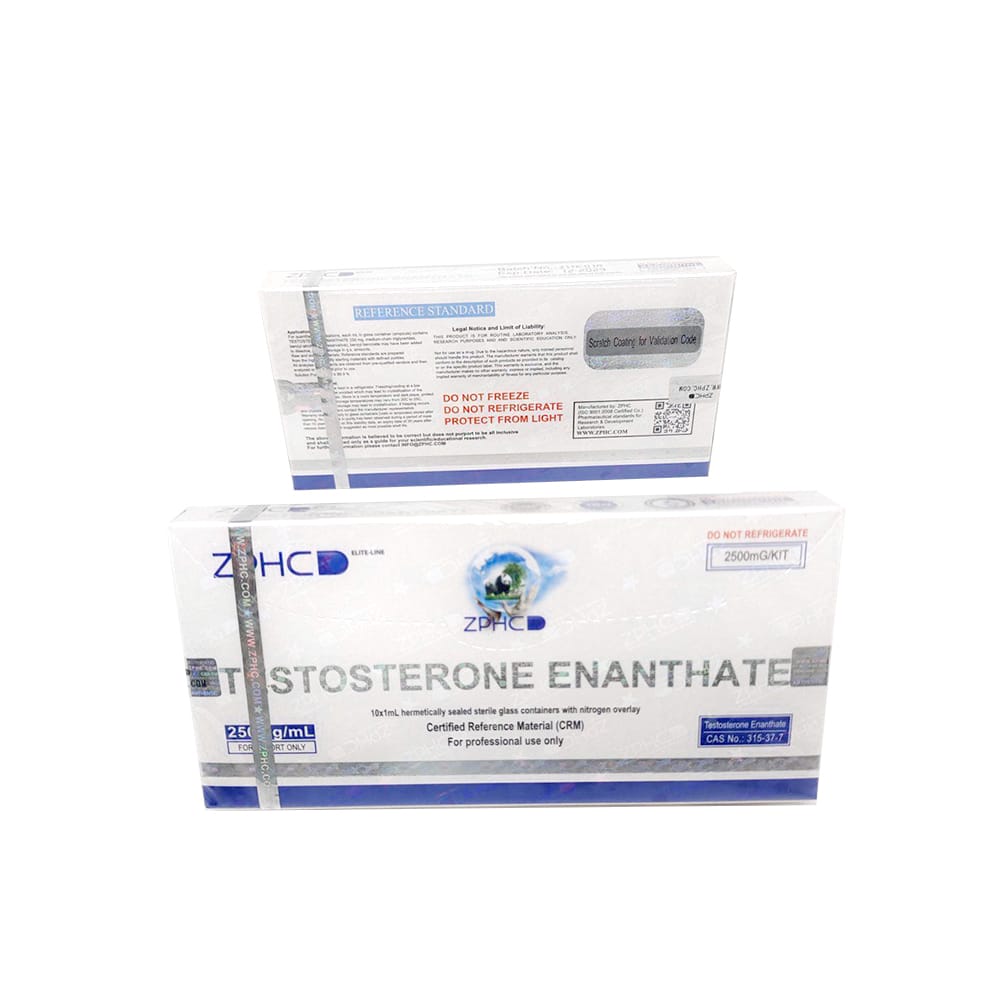 Testosterone Enanthate ZPHC — 250 mg/ml (10 ampoules × 1 ml, 2 500 mg total)