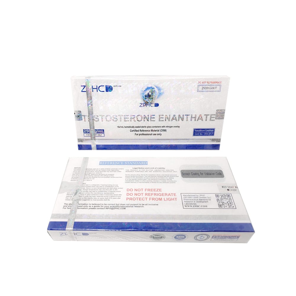 Testosterone Enanthate ZPHC — 250 mg/ml (10 ampoules × 1 ml, 2 500 mg total)